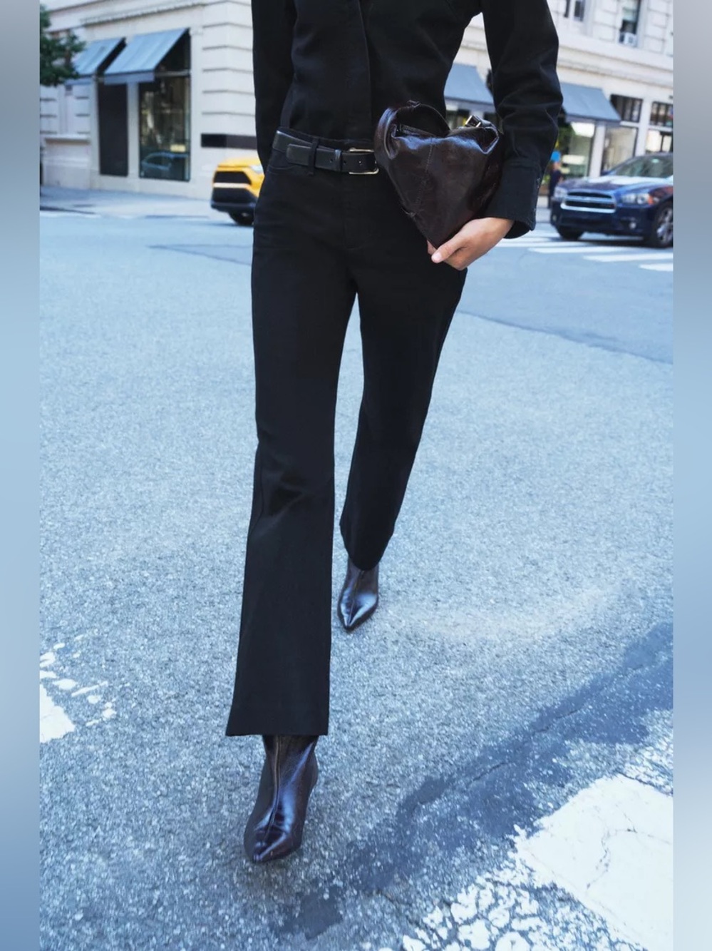ZARA The Mid-Rise Bootcut Jeans
